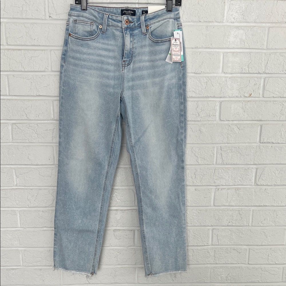Flag & Anthem Blue Straight Leg Jeans Classic Style